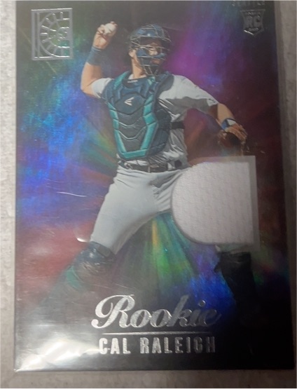 2022 Panini Capstone Rookie Dual Materials #RDM-CR Cal Raleigh — front