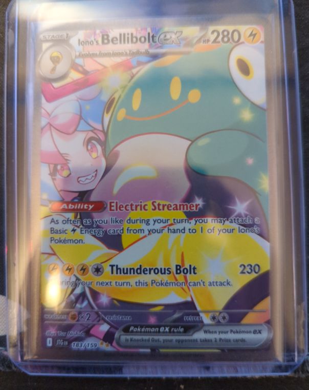 2025 Pokémon SV09: Journey Together #183 Iono's Bellibolt ex — front