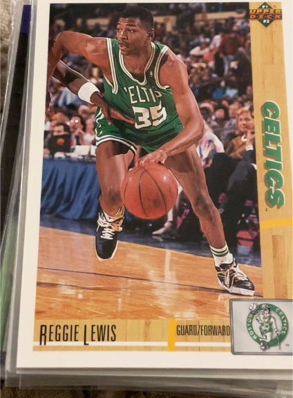 1991-92 Upper Deck #123 Reggie Lewis Boston Celtics — front