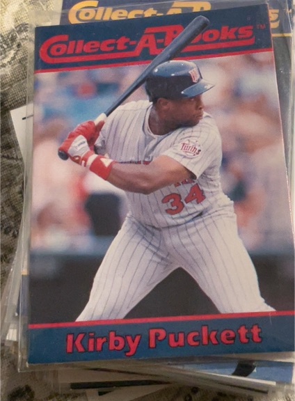 1990 Collect-A-Books #33 Kirby Puckett Minnesota Twins — front