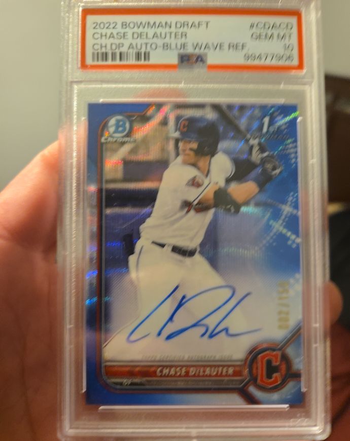 2022 Bowman Draft #CDA-CD Chase DeLauter — front