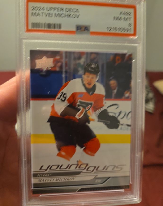 2024-25 Upper Deck Series 2 #492 Matvei Michkov Young Guns — front