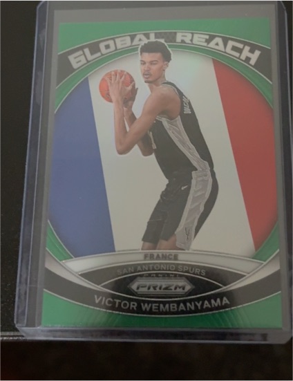 2023-24 Panini Prizm #2 Victor Wembanyama Global Reach — front