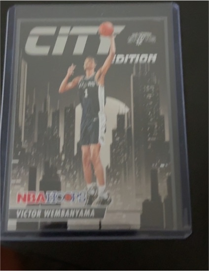 2023-24 Panini NBA Hoops City Edition #30 Victor Wembanyama — front