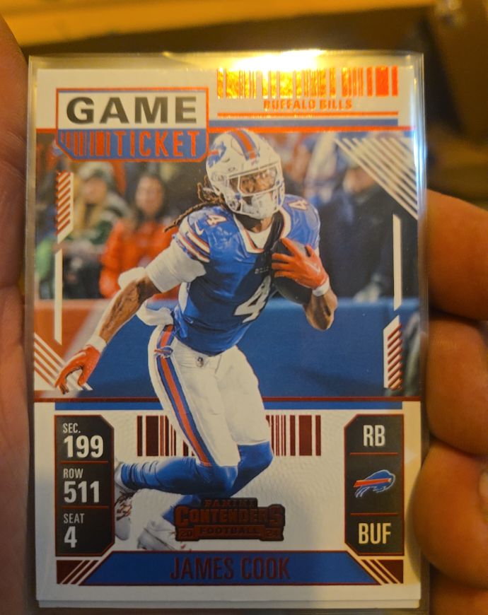 2024 Panini Contenders #10 James Cook — front