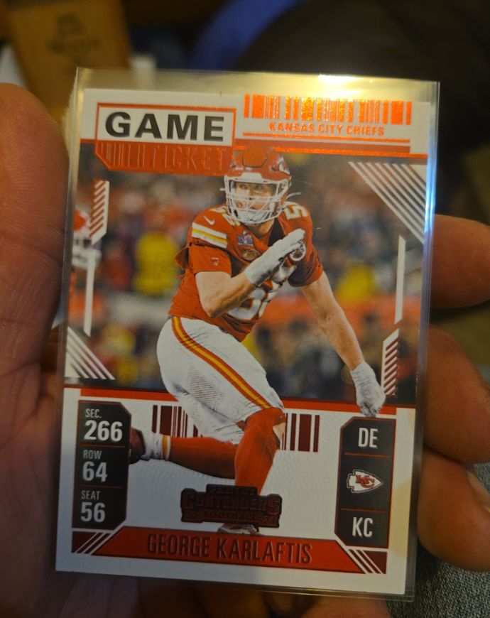 2024 Panini Contenders #51 George Karlaftis — front