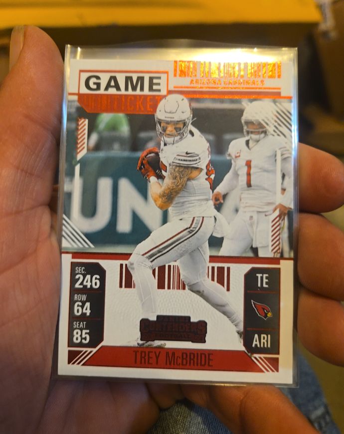 2024 Panini Contenders Season Ticket #1 Trey McBride — front