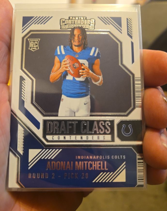 2024 Panini Contenders Draft Class Contenders #18 Adonai Mitchell — front