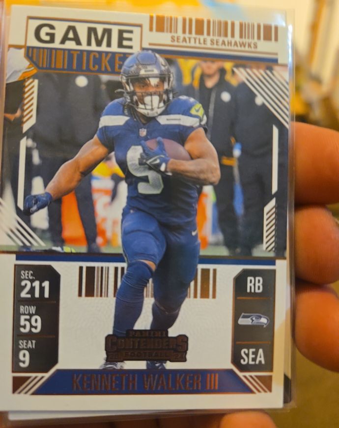 2024 Panini Contenders #89 Kenneth Walker III — front