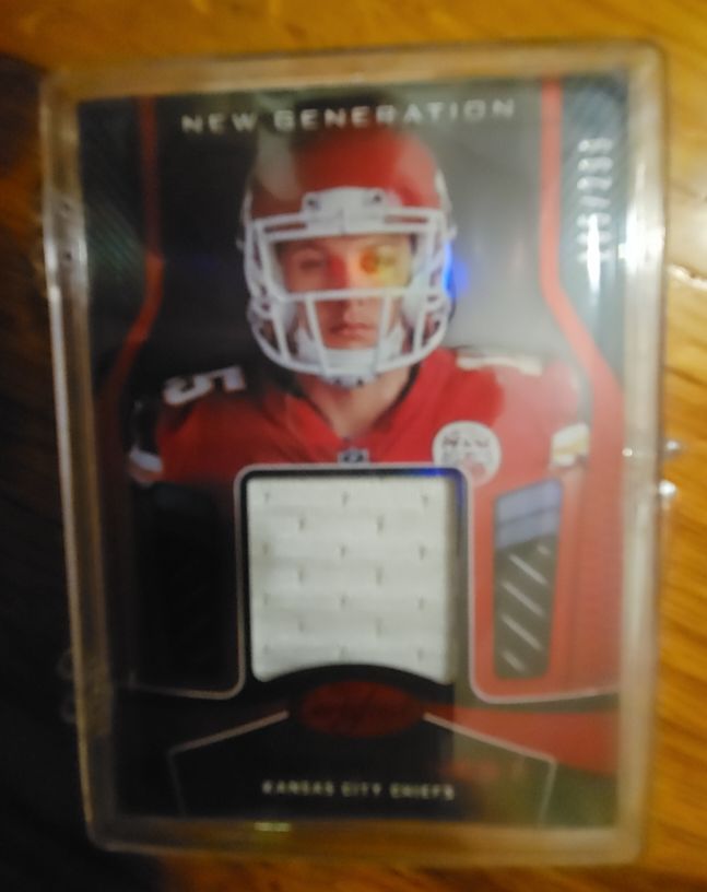 2017 Panini Certified New Generation #NG-PMII Patrick Mahomes — front