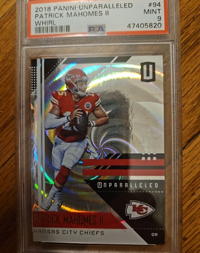 2018 Panini Unparalleled #94 Patrick Mahomes II — front