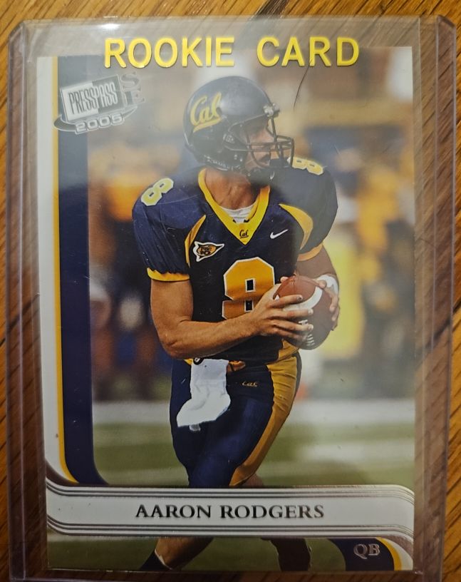 2005 Press Pass SE #40 Aaron Rodgers — front