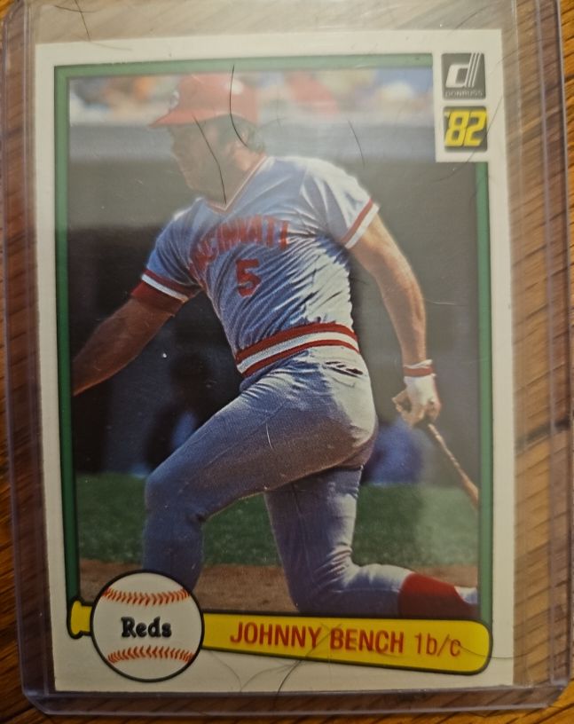1982 Donruss #400 Johnny Bench — front