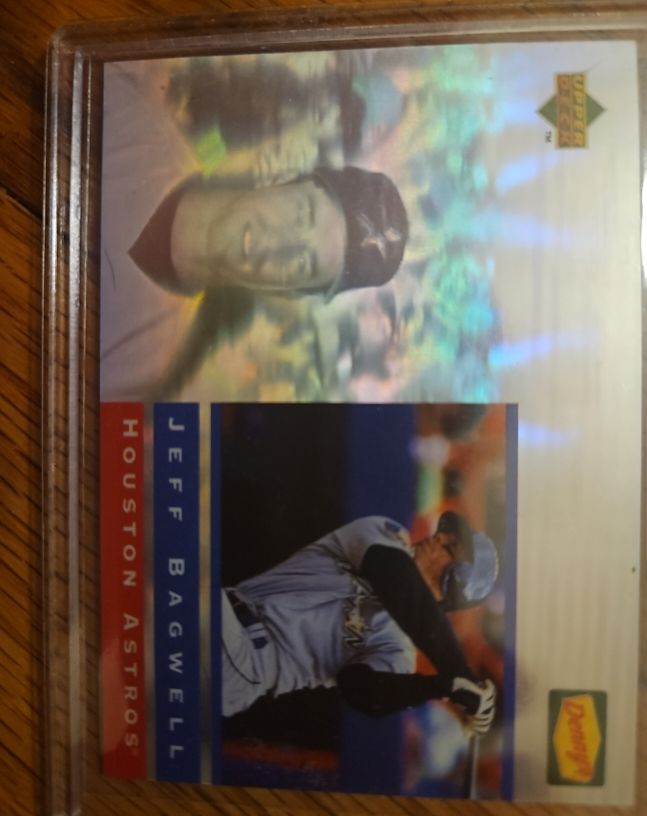 1995 Upper Deck Denny's Holograms #15 Jeff Bagwell — front