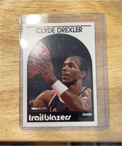 1989 NBA Hoops #190 Clyde Drexler — front