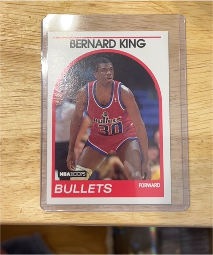 1989-90 NBA Hoops #240 Bernard King — front