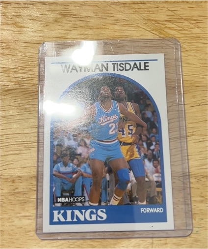 1989-90 NBA Hoops #225 Wayman Tisdale — front