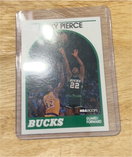 1989-90 Hoops #212 Ricky Pierce — front