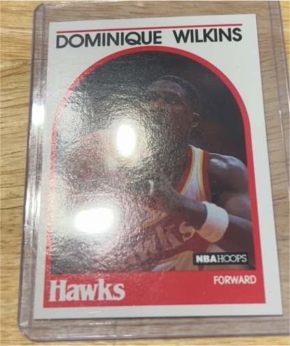 1989 NBA Hoops #130 Dominique Wilkins — front