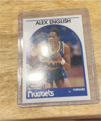1989-90 NBA Hoops #120 Alex English — front