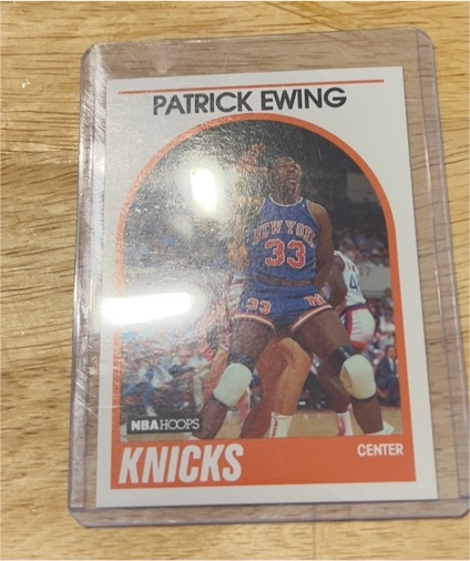 1989-90 NBA Hoops #80 Patrick Ewing — front