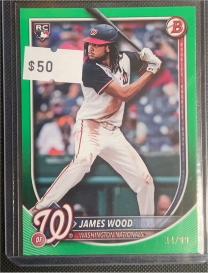 2025 Bowman #29 James Wood — front