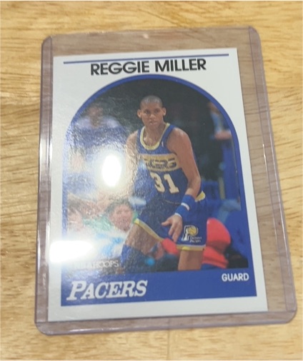 1989 Hoops #29 Reggie Miller — front