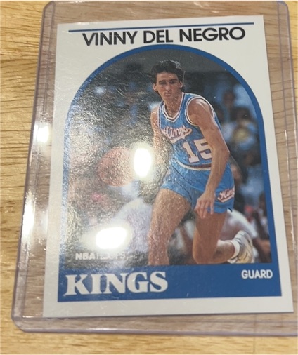 1989-90 NBA Hoops #6 Vinny Del Negro — front