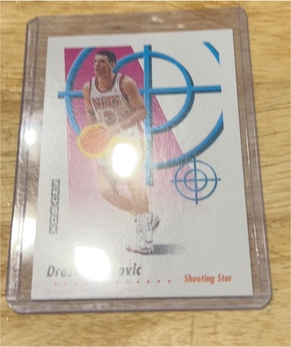 1991 Skybox #C3 Dražen Petrović — front