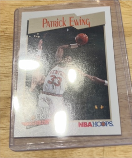 1991-92 NBA Hoops #483 Patrick Ewing Supreme Court — front