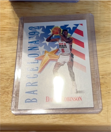 1991-92 SkyBox #538 David Robinson — front