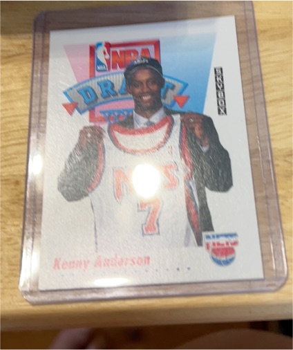 1991-92 Skybox #514 Kenny Anderson Rookie — front