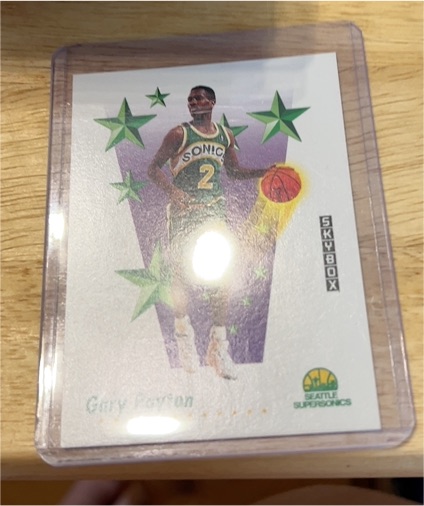 1991-92 Skybox #510 Gary Payton — front