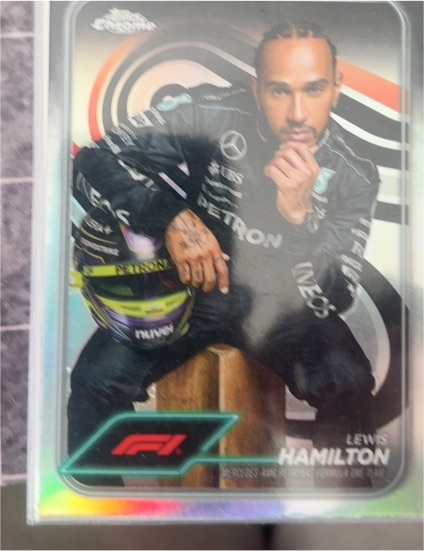 2024 Topps Chrome Formula 1 #6 Lewis Hamilton Portrait — front