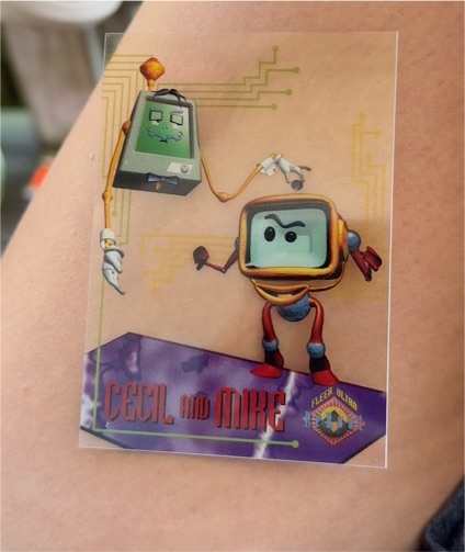 1994 Fleer Ultra Reboot Suspended Animation #10 Cecil and Mike — front
