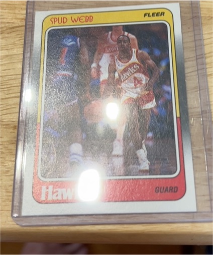 1988-89 Fleer #4 Spud Webb — front