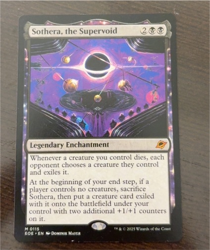 2025 Magic: The Gathering #115 Sothera, the Supervoid — front