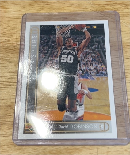 1993-94 Upper Deck #50 David Robinson — front