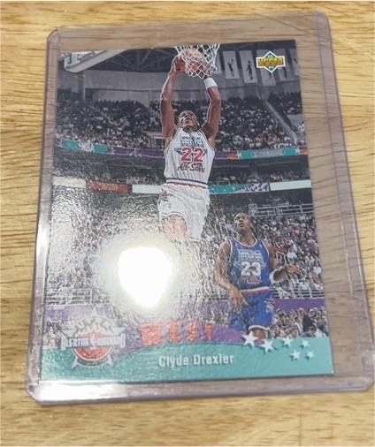 1992-93 Upper Deck #438 Clyde Drexler — front