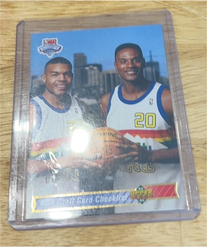 1992-93 Upper Deck #21 Bryant Stith & LaPhonso Ellis NBA Draft Card Checklist — front
