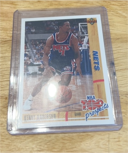 1991-92 Upper Deck #444 Kenny Anderson — front