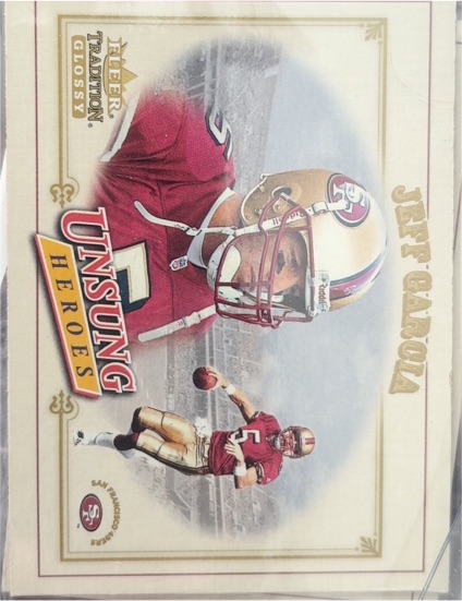 2001 Fleer Tradition Glossy #330 Jeff Garcia — front
