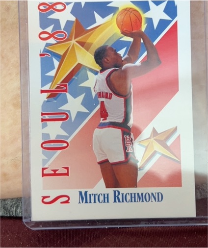 1991-92 SkyBox #555 Mitch Richmond Team USA — front
