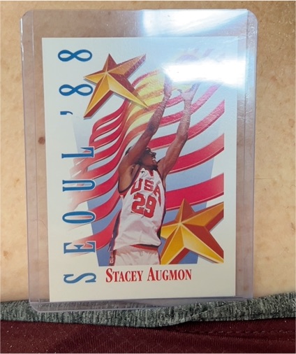 1991-92 SkyBox #548 Stacey Augmon USA Basketball — front