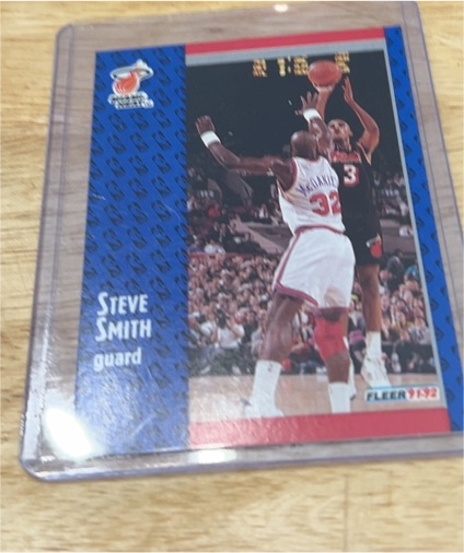 1991-92 Fleer #309 Steve Smith — front