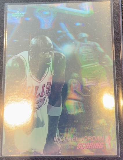 1991 Upper Deck #AW1 Michael Jordan Scoring Holofoil — front