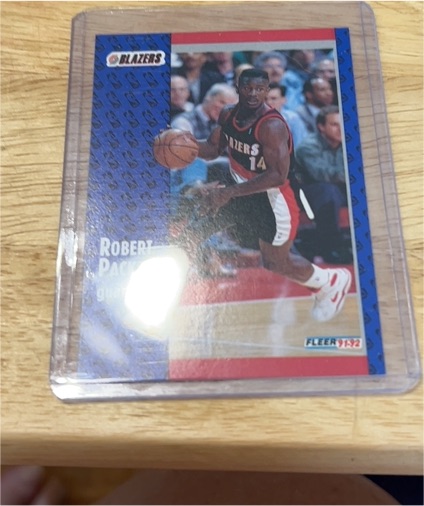 1991-92 Fleer #345 Robert Pack — front