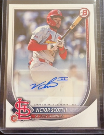 2025 Bowman #PRV-VS Victor Scott II — front