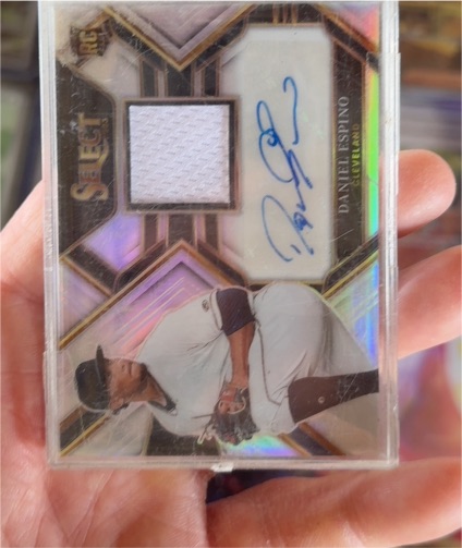 2022 Panini Select Rookie Patch Auto Daniel Espino — front