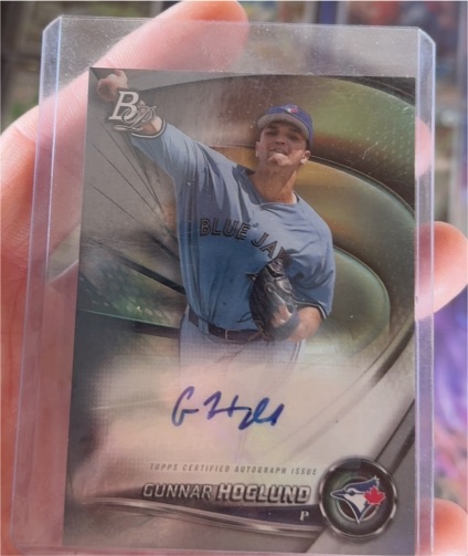 2022 Bowman Platinum #TOP-45 Gunnar Hoglund — front